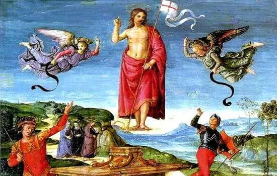 Raffaello Sanzio, Resurrezione di Cristo, 1501-1502.