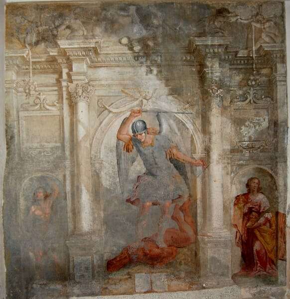 ORSOMARSO -  La pala d'altare di San Michele Arcangelo di Colimodio